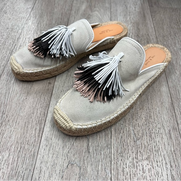 (AN-170) Rag & Bone Nadia Espadrille in Ivory Suede - Picture 3 of 4